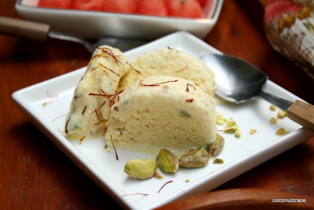 sliced Kulfi - Indian ice cream